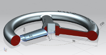 3DCADモデルのハンドル